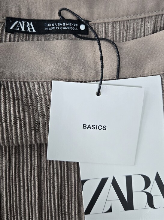 Zara Tops - Zara Pleated Tunic Top